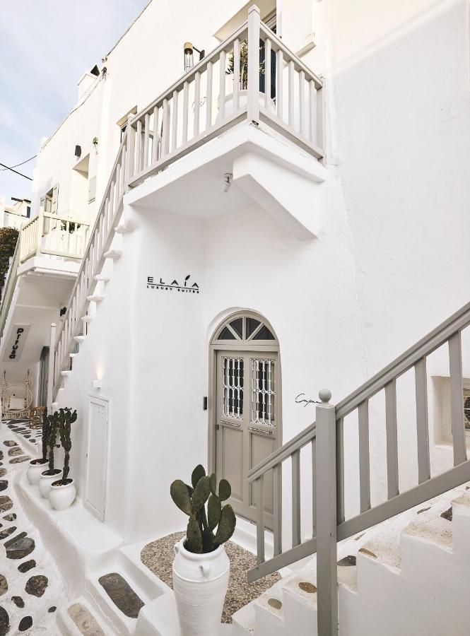 Elaia Luxury Suites Mykonos Mykonos Town Eksteriør billede