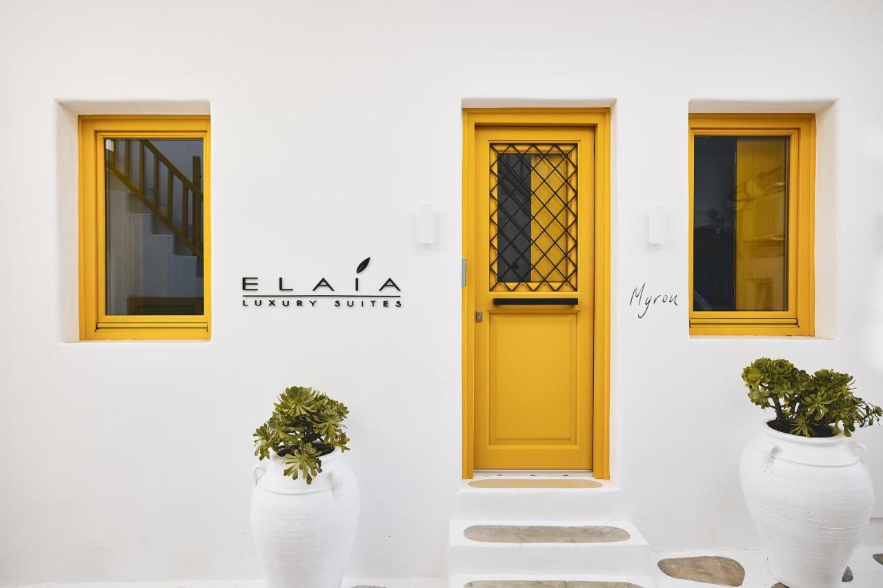 Elaia Luxury Suites Mykonos Mykonos Town Eksteriør billede