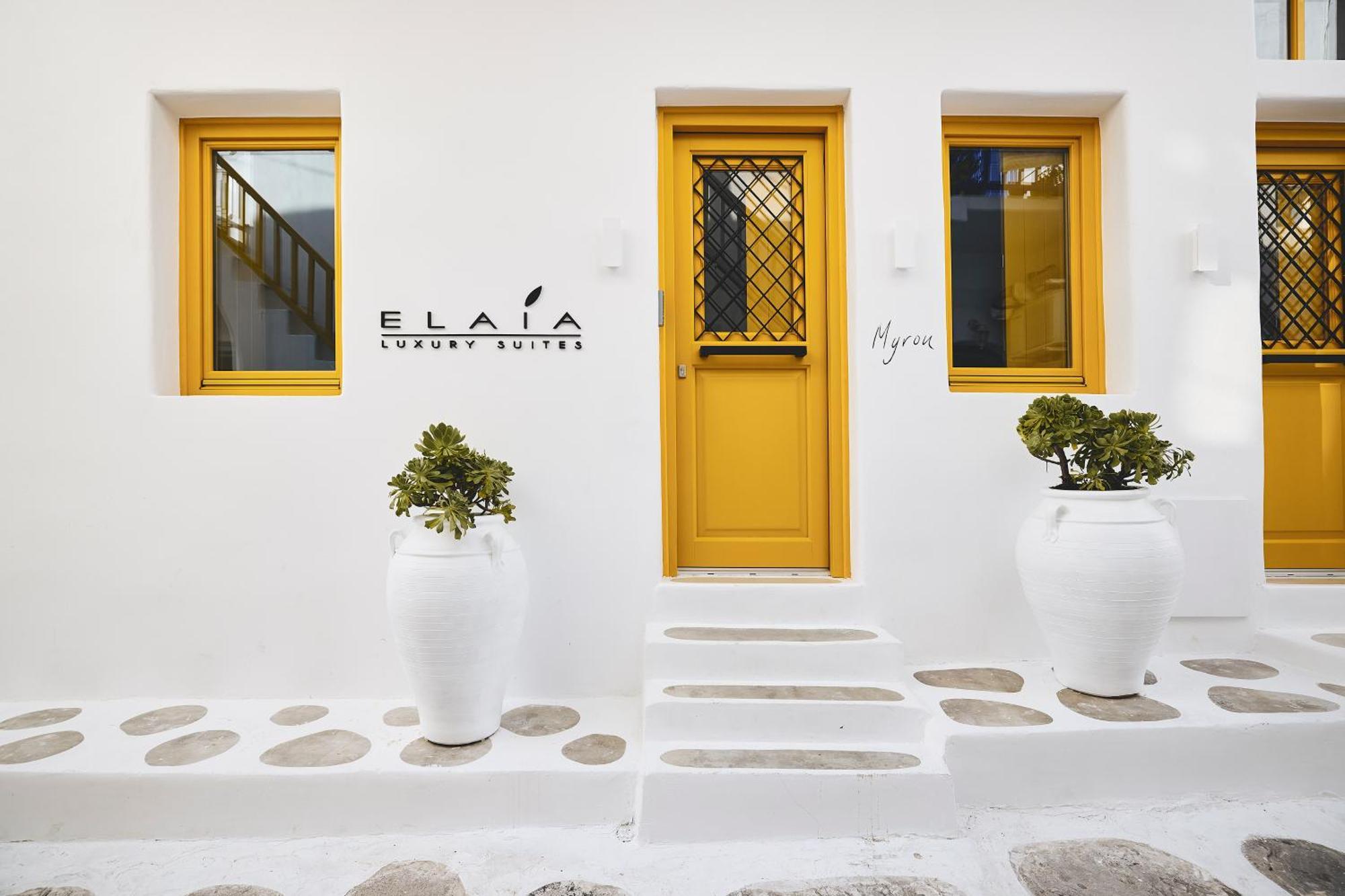 Elaia Luxury Suites Mykonos Mykonos Town Eksteriør billede